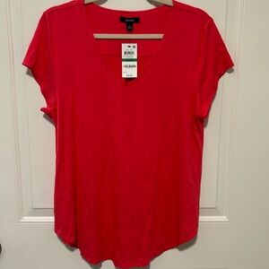 Alfani Essential Tee Royal Peony - Pink Size Large